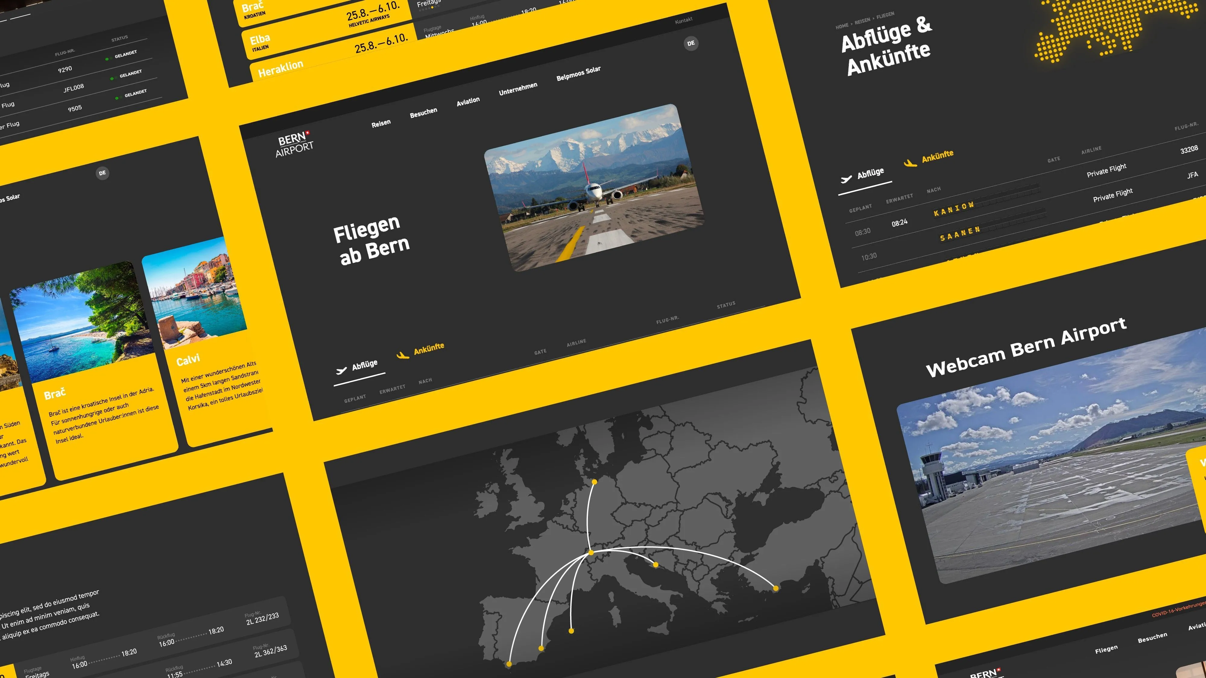 Redesign Bern Airport Website - Bern Airport