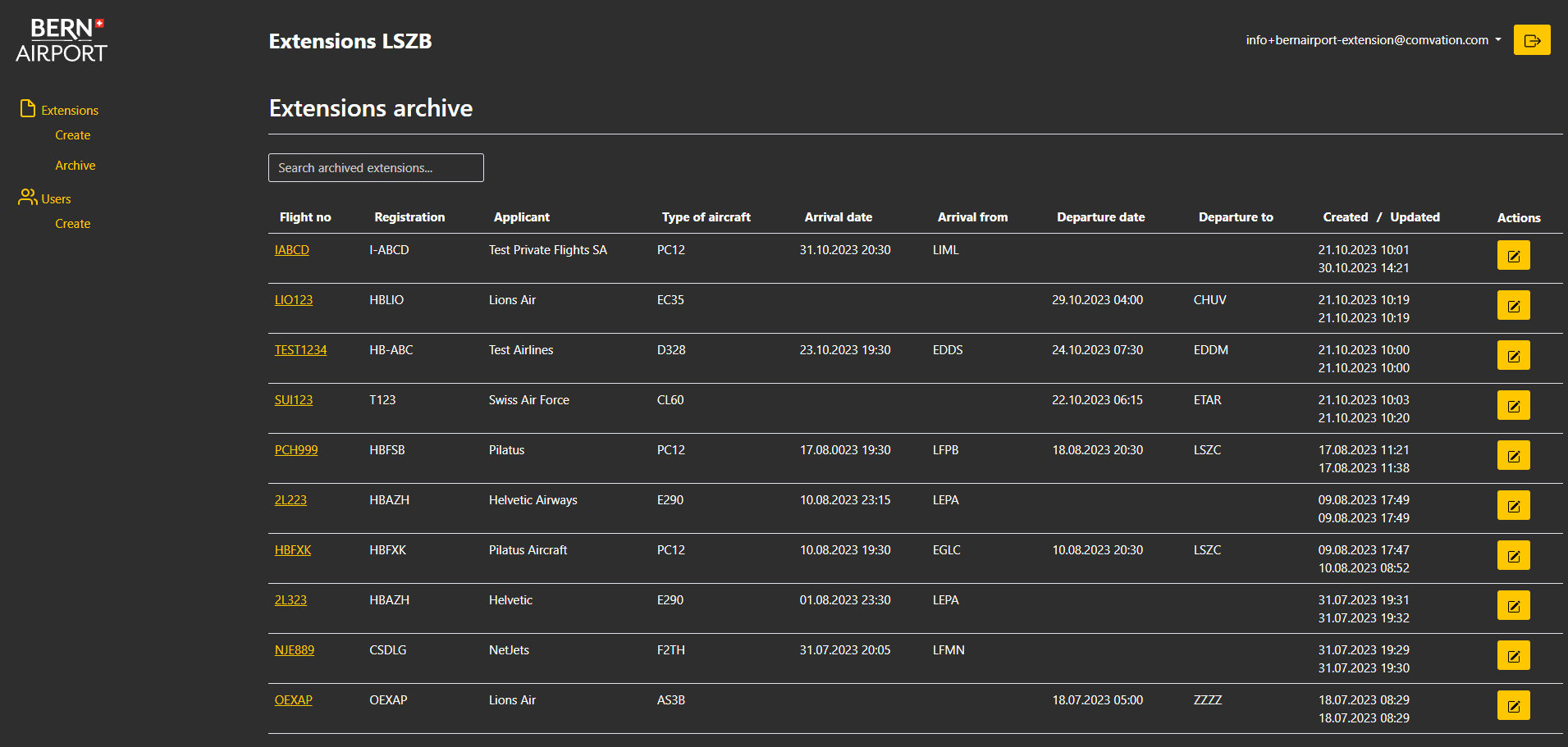 Feature 3: Extension Service
