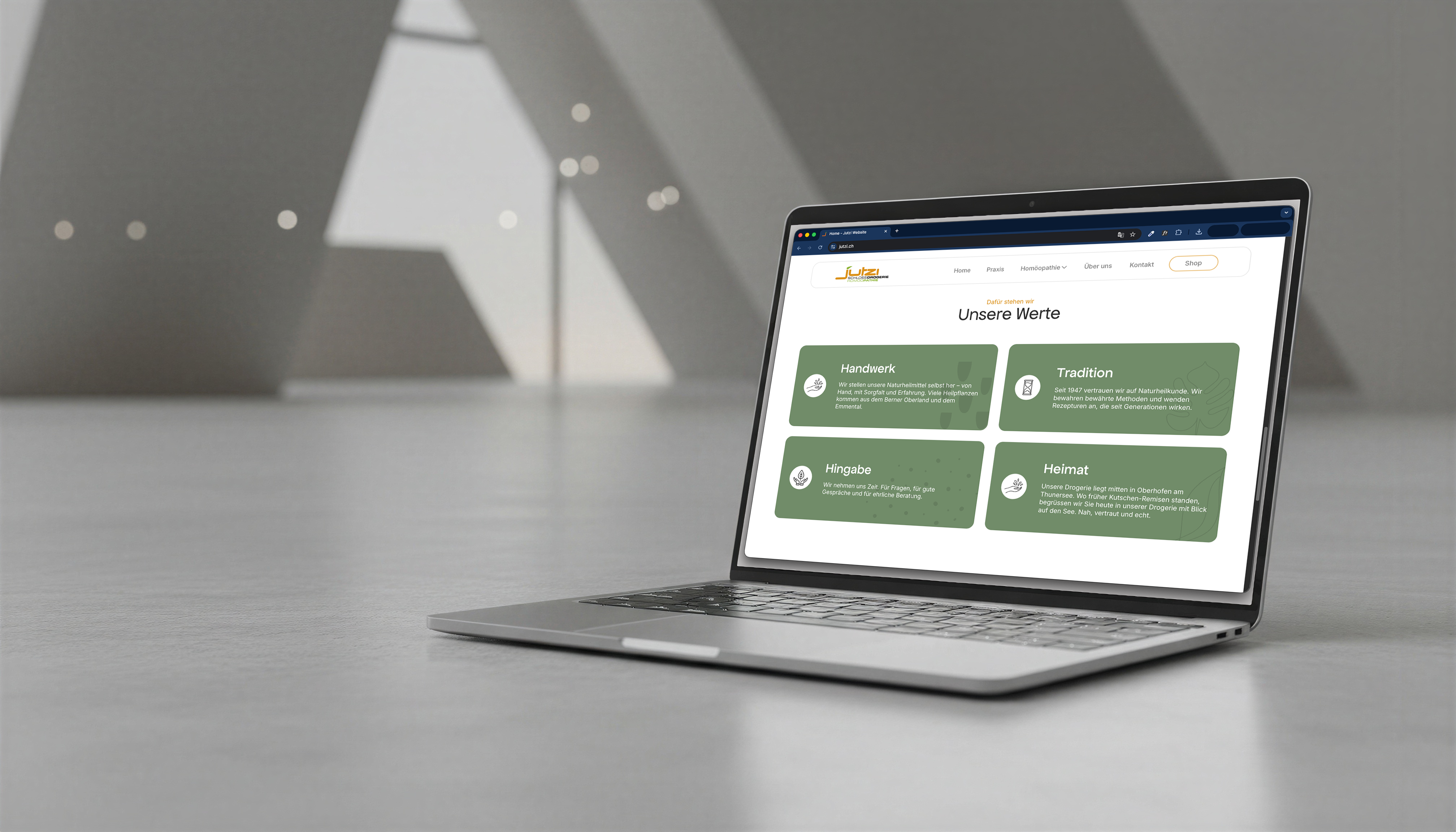 Ansicht Schlossdrogerie Website
