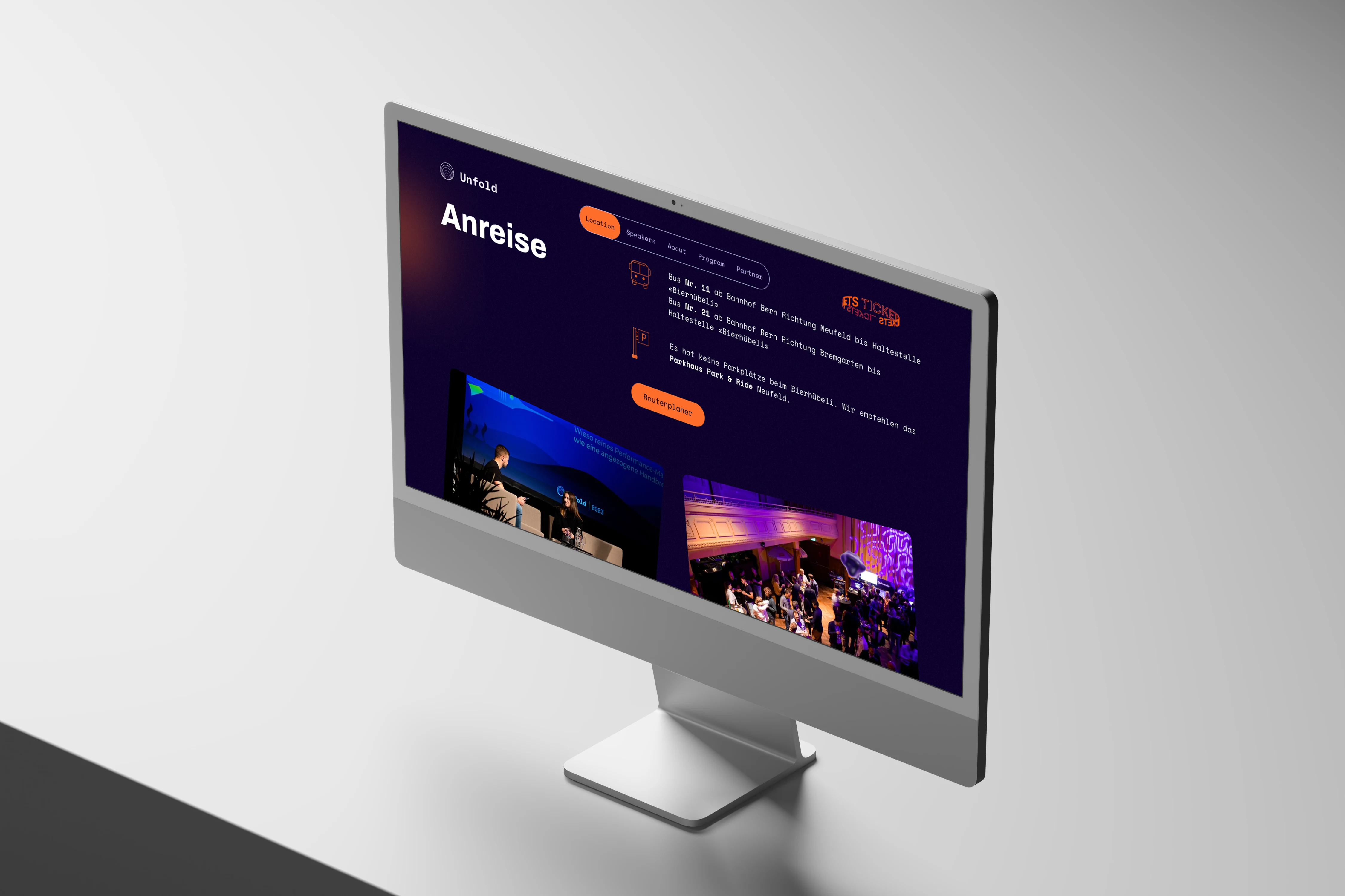 Klar strukturierte Navigation